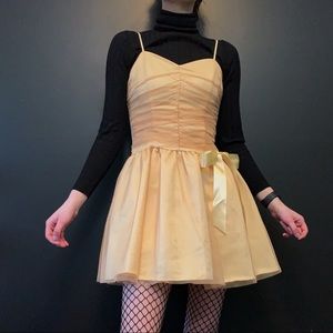Kiki USA honey vintage minidress prom dress mesh